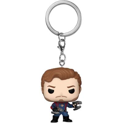 Chaveiro Guardians Of The Galaxy - Star-lord em Vinil Colecionável com 10CM Funko Pop!
