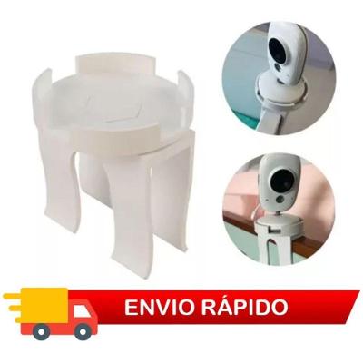 Suporte para Babá Eletrônica de Berço com Maior Segurança e Instalação Simples Branco OEM