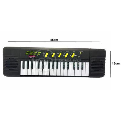 Mini Teclado Infantil Barcelona 32 Teclas com Karaokê e Microfone Rosa Draik
