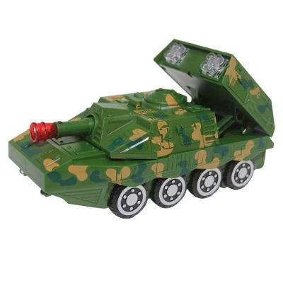 Brinquedo Tanque de Combate Militar com Som e Luzes Operado por Pilhas 3 AA Infantil