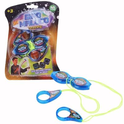Brinquedo Spinner de Corda Giro Maluco Spinning Que Estimula Coordenação Motora e Truques Ark Brasil