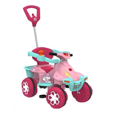 Quadriciclo Smart Quad Passeio Pedal Rosa Bandeirante