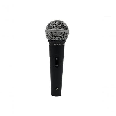 Microfone LS58 Profissional com Cabo XLR de 3 METROS Cinza Leson