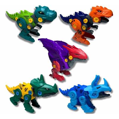 Brinquedo Infantil Dinossauro Monte e Desmonte com Peças Grandes Que Estimulam Coordenação Motora