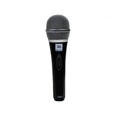 Microfone Dinâmico com Fio CSHM10 com Padrão Polar Supercardioide e Botão liga-desliga Preto JBL