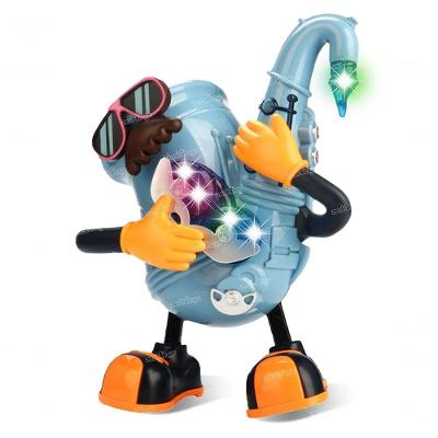 Brinquedo Educativo Robô Dançante Mr. Rock com Luzes LED e Som para Estimular Coordenação Infantil