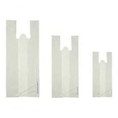 Sacola Plástica Reciclada 70x90 Pacote de 5 kg com Polietileno Recuperado Creme Higipack