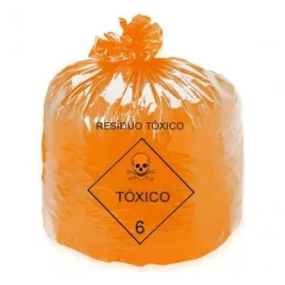 Saco de Lixo Hospitalar Infectante Laranja Toxico 200 Litros Higipack