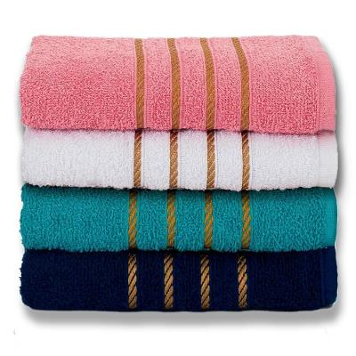 Kit 4 Toalhas Banho Grossas Banhão 70 X 140 Montreal Beka Luxo Alta Absorção