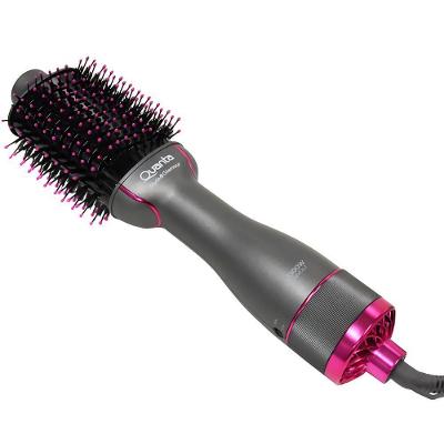 Escova Secadora de Cabelo QTES6000N 1300W Tecnologia Iônica cinza-rosa Quanta Bivolt