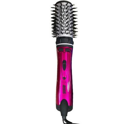 Escova Giratória Elétrica ON-1037 2 em 1 1200W Cerâmica Rosa Bivolt