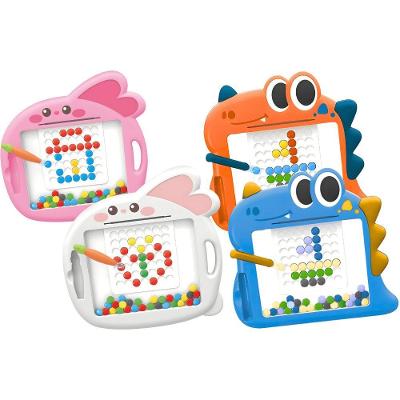 Jogo Pedagógico Puzzle Magnetic Drawing Board com Tabuleiro Magnético Cores e Modelos Sortidos Toy