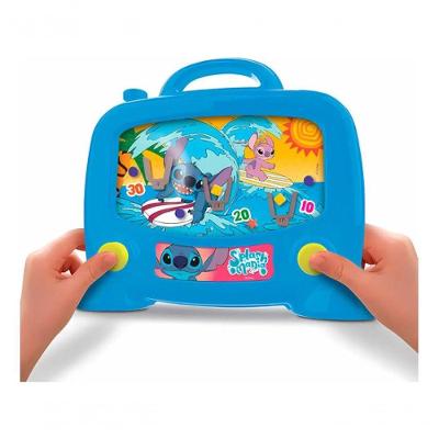 Stitch &amp; Angel Brinquedo Interativo Splash Mania Disney Azul