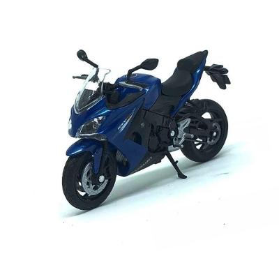 Miniatura de Moto GSX S1000 Escala 1:18 com Guidão Móvel e Rodas de Borracha Azul Californ Toys