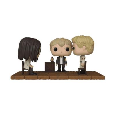 Miniatura Colecionável Pop Moment Attack On Titan Eren Jaeger Falco Reiner #1432 com Cores Vibrantes