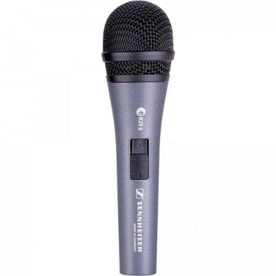 Microfone Dinâmico Cardióide E825-S para Vocais com Corpo em Metal Rígido Sennheiser