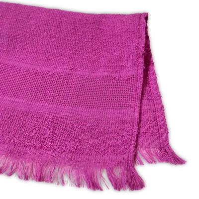Kit Toalha de Mão Social 10 Peças 100% Algodão 260g-m² Rosa OEM