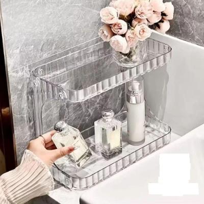 Organizador de Prateleira Acrílico para Cosméticos Multiuso Transparente OEM