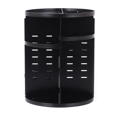 Organizador Giratório Porta Maquiagem e Acessórios 360º com Alta Capacidade Preto OEM