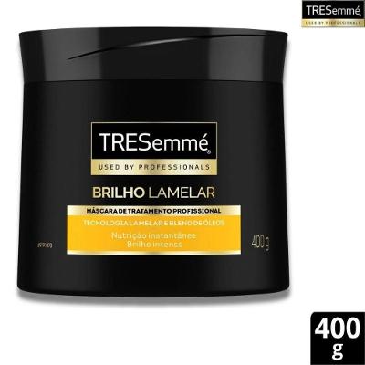Máscara de Tratamento Capilar Brilho Lamelar para Nutrição Imediata com Brilho Intenso Tresemmé