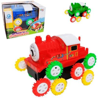 Locomotiva Maluquinha com Luzes, Sons e Movimento Amarelo Well Kids