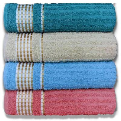 Kit 4 Toalhas De Banho Caneladas Gigante Banhão 70 X 140 Beka Mais Absorção