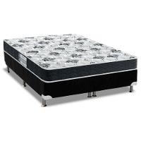 Cama Box King: Colchão Espuma Probel D28 Prodormir Advanced + Base Crc Suede Gray(193X203) - 1