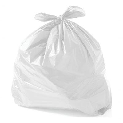 Saco de Lixo 20 Litros Branco 20 Unidades P6 Pacote com 100 Sacos para Coleta Leve Higipack