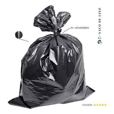 Saco De Lixo 100 Litros P4 - Econômico 100 Unidades