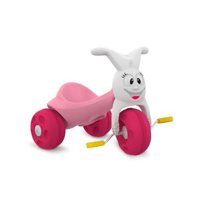Triciclo Europa com Assento Anatômico e Estrutura Resistente Rosa Brinquedos Bandeirante