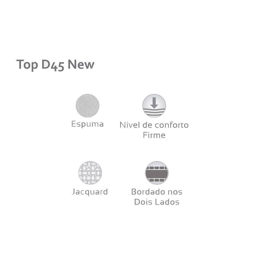 Cama Box King: Colchão Espuma D45 Herval Top + Base CRC Suede Clean(193x203) - 4