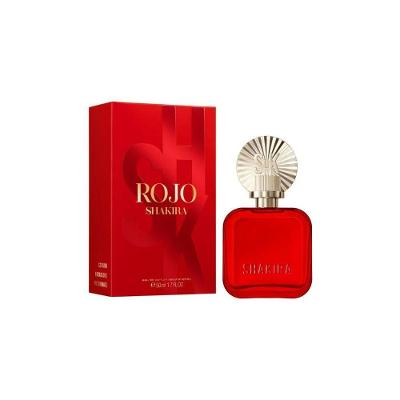 Perfume Shakira Rojo Feminino Eau de Parfum Âmbar Floral 50ML