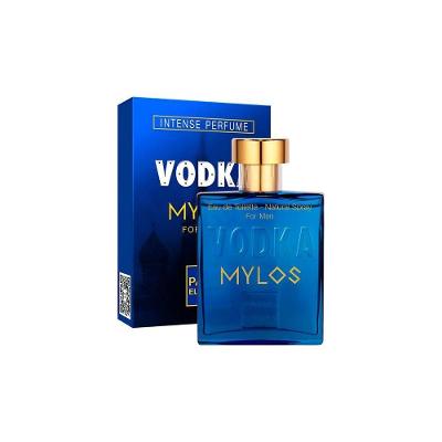 Perfume Vodka Mylos Masculino Eau de Toilette Aromático Aquático 100ML Paris Elysees