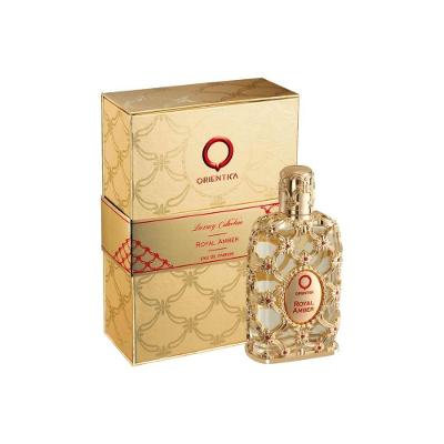 Perfume Royal Amber Unissex Eau de Parfum Âmbar Baunilha 80ML Fragrância Intensa