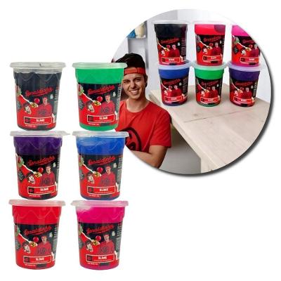 Slime Gelastica Enaldinho 120 GR Macio e Elástico Super Maleável Rosa, Vermelho, Verde, Azul, Preto