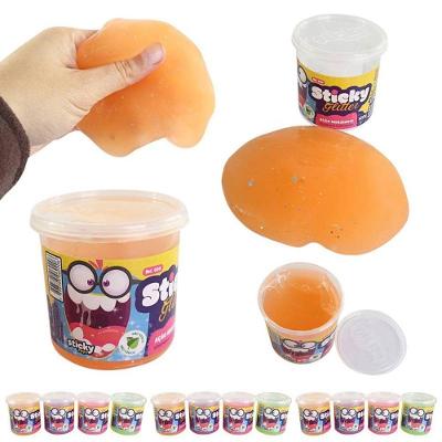 Pote de Slime Geleca 130G Elástica e Macia Atóxica com Glitter Perfumado Yeet