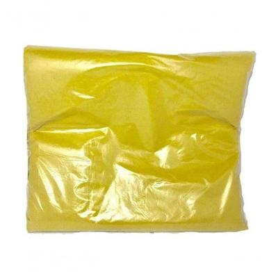 Saco para Lixo 60 Litros Amarelo Comum com 100 Unidades Uso Doméstico e Comercial Higipack