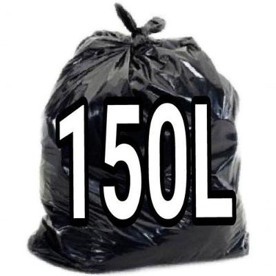 Saco para Lixo 150 Litros Super Reforçado Preto 90x100cm 100 Unidades Higipack