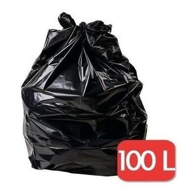 Saco para Lixo 100 Litros Ultra-reforçado Preto 100 Unidades Higipack