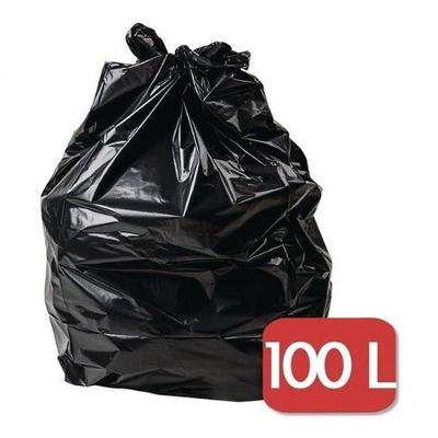 Saco para Lixo 100 Litros Intermediário Rolo com 100 Unidades em Polietileno Higipack