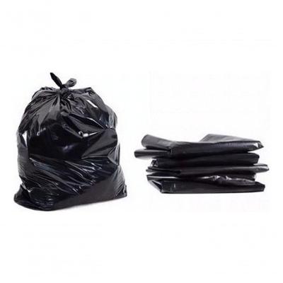 Saco de Lixo Reforçado Preto 50L Pacote com 400 Unidades 63CM X 80CM Higipack
