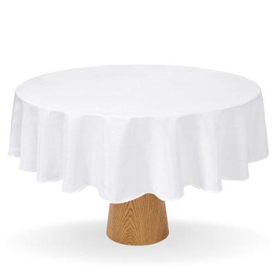 Toalha De Mesa Copa E Cia Versatile Elinor Redonda 6 Lugares- 180 Cm Branco