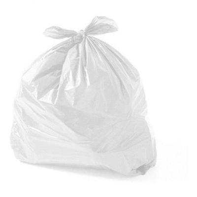 Saco para Lixo Branco 20 Litros 55CM X 50CM Pacote com 100 Unidades Uso Doméstico e Institucional