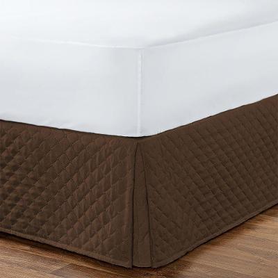 Saia Box Queen Matelada Tabaco Microfibra 100% Poliéster 1,98M X 1,58M X 35CM 1 Peça Tabaco Enxovais