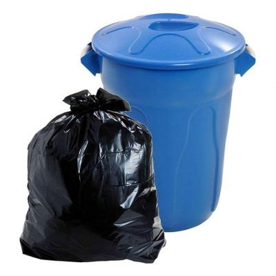 Saco para Lixo Saco Lixo Preto 100 Litros Reforçado 5KG com Cerca de 45 Unidades Higipack