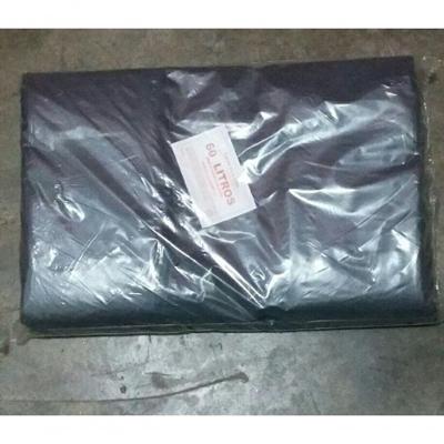 Saco para Lixo Saco de Lixo 60 Litros Reforçado Preto 60L Uso Doméstico e Comercial Higipack