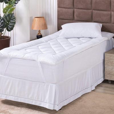 Pillow Top Soft Solteiro Hipercal 200 Fios Pantografado 01 Peça 100% Poliéster - Branco