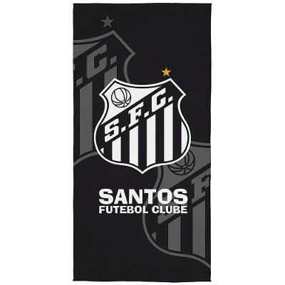 Toalha de Banho Aveludada Santos Oficial 75x140CM 100% Poliéster Estampa de Alta Definição