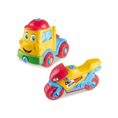 Brinquedo Infantil Kit Moto e Caminhão de Brinquedo Multicolorido Que Estimula Imaginação
