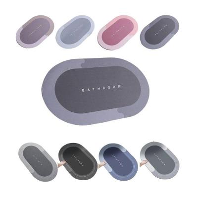 Tapete para Banheiro Tapete Oval para Banheiro em PVC 38cm X 58cm 01 Peça Transparente Top Rio